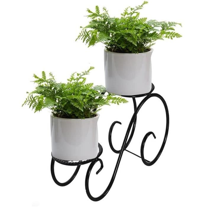 Support Mural Pour Plantes Avec Cadre Photo - étagère Flottante Pour Pots, Capacité 9 Kg, Blanc, 40x30x11 Cm