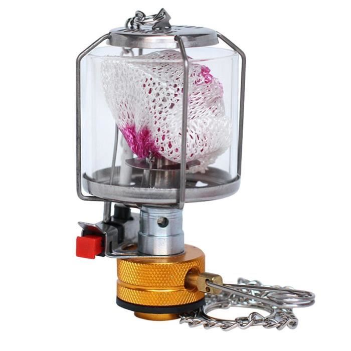 Lanterne à Gaz Extérieur - Lampe Camping Propane/Isobutane Avec Lumière Réglable