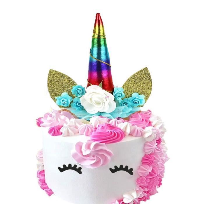 Gateau Licorne Deco Figurine De Gateau Accessoire Patisserie En