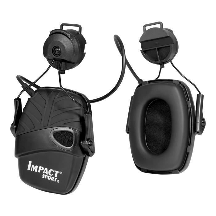 Casque électronique De Protection Pour Tir Et Chasse - Noir Avec Housse - NEUF
