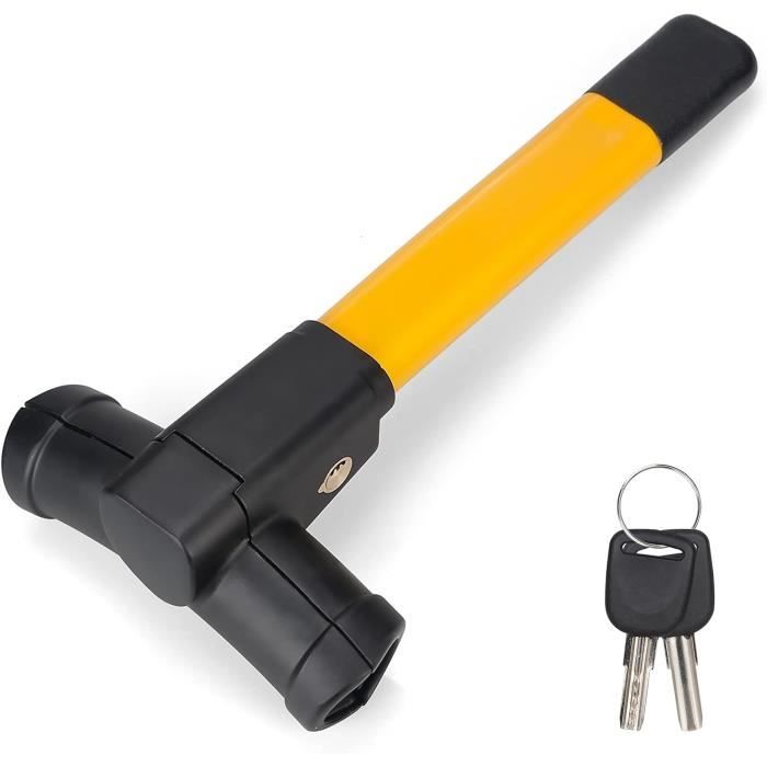 Antivol De Volant à Combinaison 5 Chiffres - Longueur Réglable 46,5-70,5 Cm, Alliage Aluminium, Pour Voiture/SUV/camion