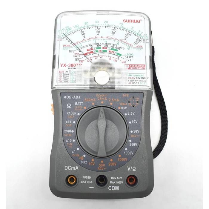 Multimètre analogique SUNWA YX-380TR multimetre ohmmetre amperemetre-