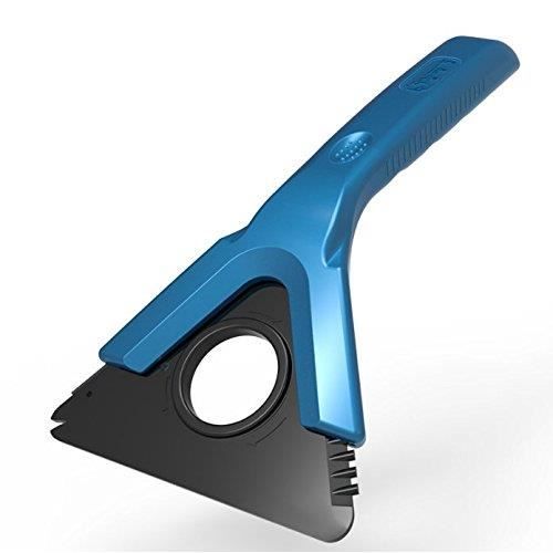 Graceme Multifonction Balai Neige Gratte-Givre Grattoir Brosse Pelle Glace Pare Brise Fen/être Outil dhiver Voiture Auto