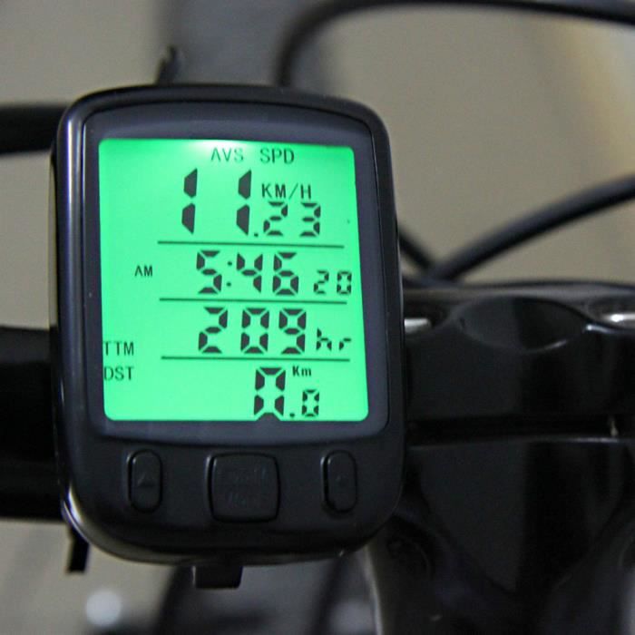 Lcd sans fil vélo ordinateur Speedo odomètre étanche compteur de vitesse cycle vélo