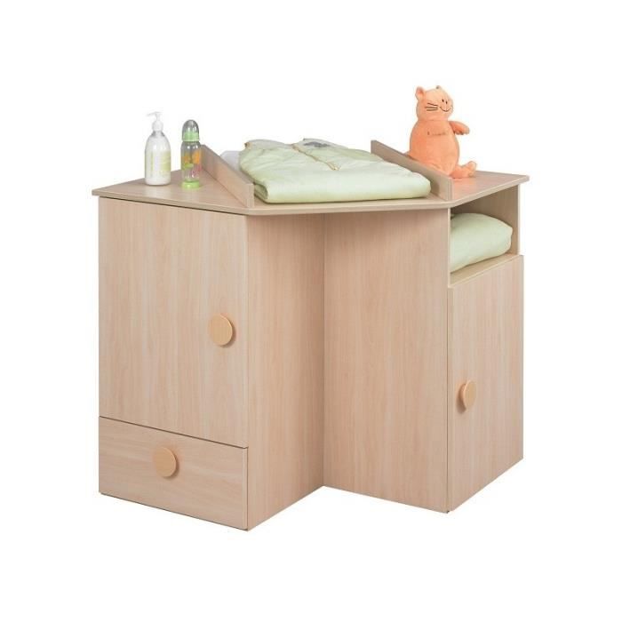 Meuble A Langer D Angle Erable Softy Achat Vente Table A