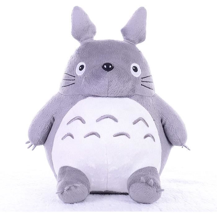 Tokyo Home Adorable poupée Totoro en peluche douce avec personnage de  dessin animé Kawaii Cadeau pour enfants (30,5 cm, avec feuille de lotus) :  : Jeux et Jouets