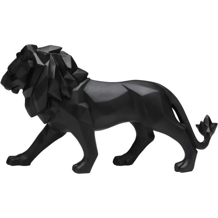 Statue Lion Origami Statue Resine Decoration Statue Interieur Lion Deco