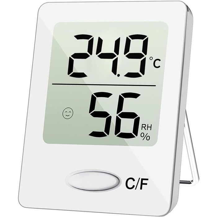 Mini Thermomètre Hygromètre | Hygromètre Numérique Avec Aimant