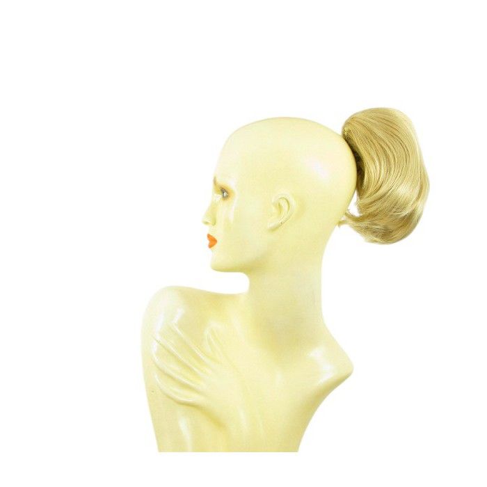 Postiche Queue De Cheval Synthétique Blonde Dorée - Longueur Courte - Taille Moyenne - Neuf Avec étiquettes