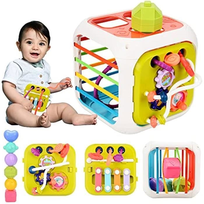 Toyzey Jouet Bebe 0-6 Mois Jeux Montessori pour Bébé 0-6 Mois Cadeau  Nouveauné G