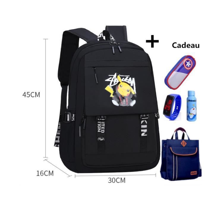 Cartable Garçon Asge – Sac à Dos École & Collège 46 Cm, Imperméable & Ergonomique