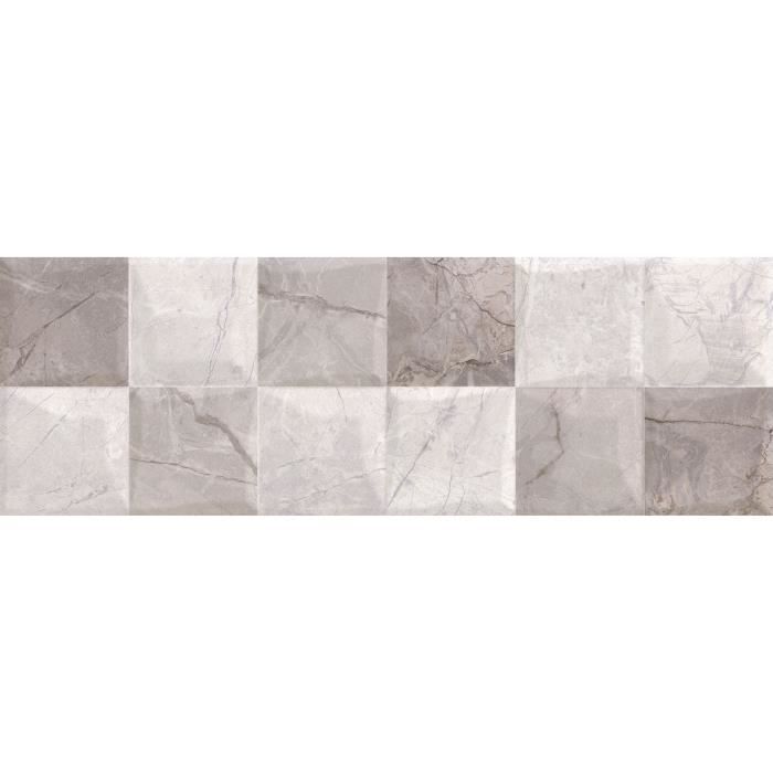Sary Carrelage Mural Décor 108 M² 20 X 60 Cm Gris Clair