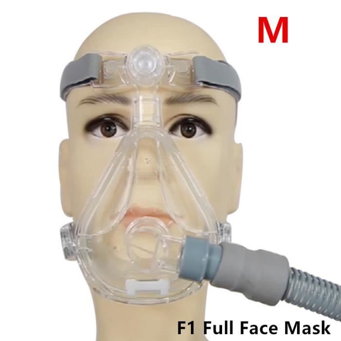 F1-M-masque facial complet, dispositif de respiration automatique