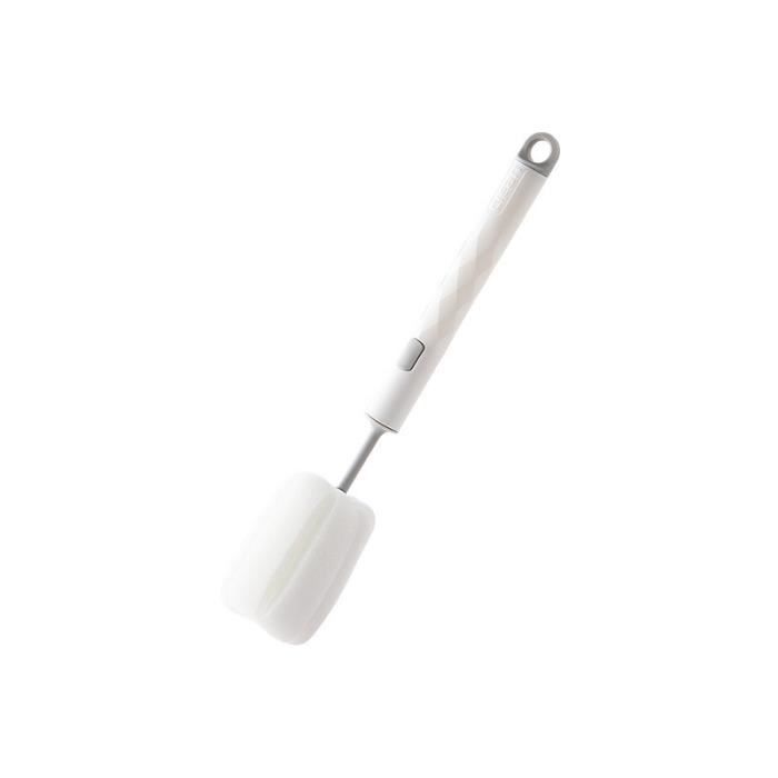2 Brosses De Nettoyage Long Manche Qisan - Pour Bouteilles Et Casseroles, Bleu