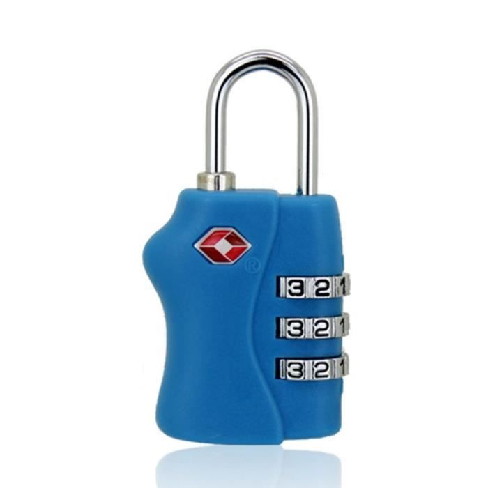 Samsonite Cadenas à combinaison TSA à 3 cadrans, gris clair