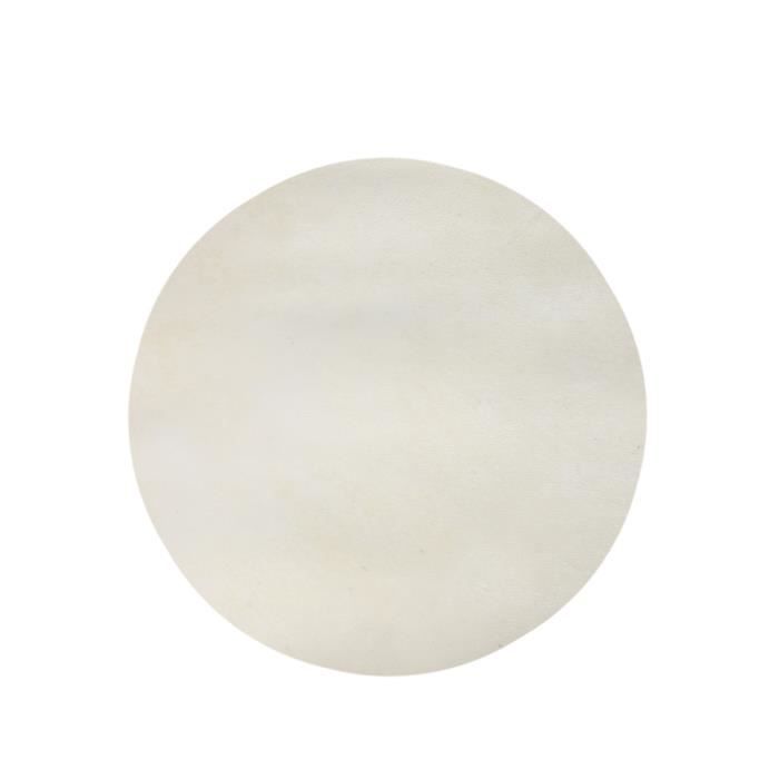 Accessoire Tambour Africain Têtes Tambour Buffalo 2 Pièces - Faux Cuir Buffle - Bongo Africain - 29cm/31cm Accessoire Percussion Naturel