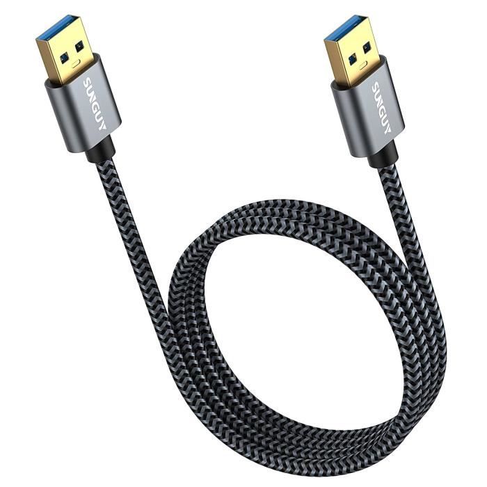 Cavo Di Estensione USB 3.0 Maschio-maschio Elcwill – Alta Qualità, Connettori Placcati Oro, Lunghezze 0,3/0,5/1 M