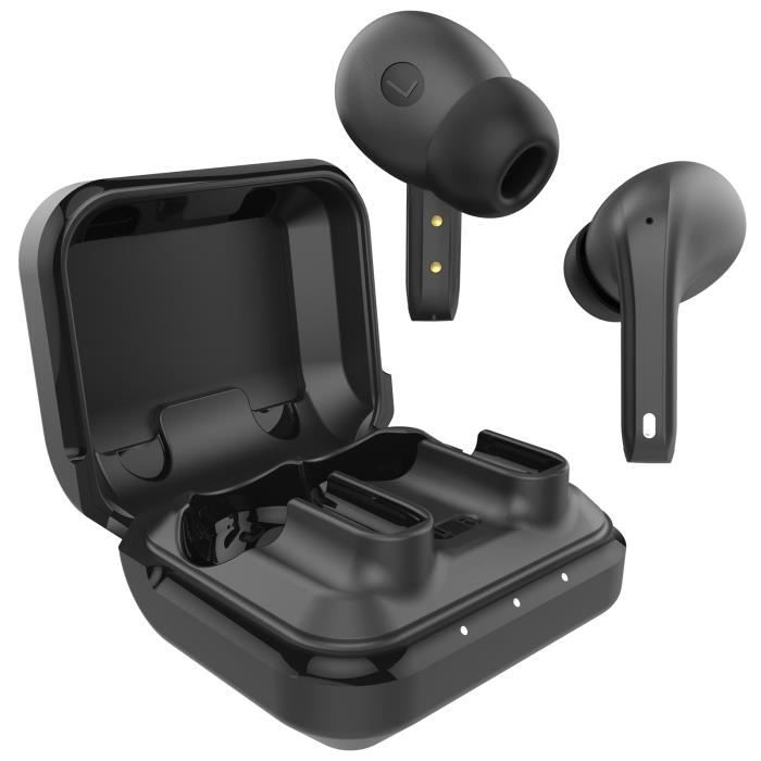 Ecouteur Bluetooth 5.3, Ecouteur Sans Fil avec ENC Réduction de Bruit,  Stéréo Oreillette Bluetooth avec HD Mic Intégrés, Écouteurs Intra  Auriculaires