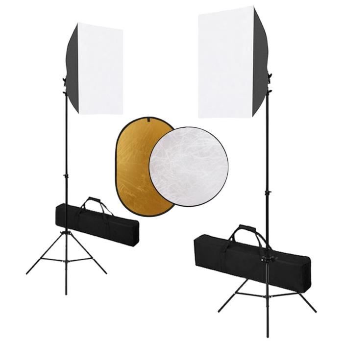 Jupe Pour Boîte à Lumière Godox CS-65D – Couvercle De Contrôle De Faisceau En 4 Sections, Noir Et Argent