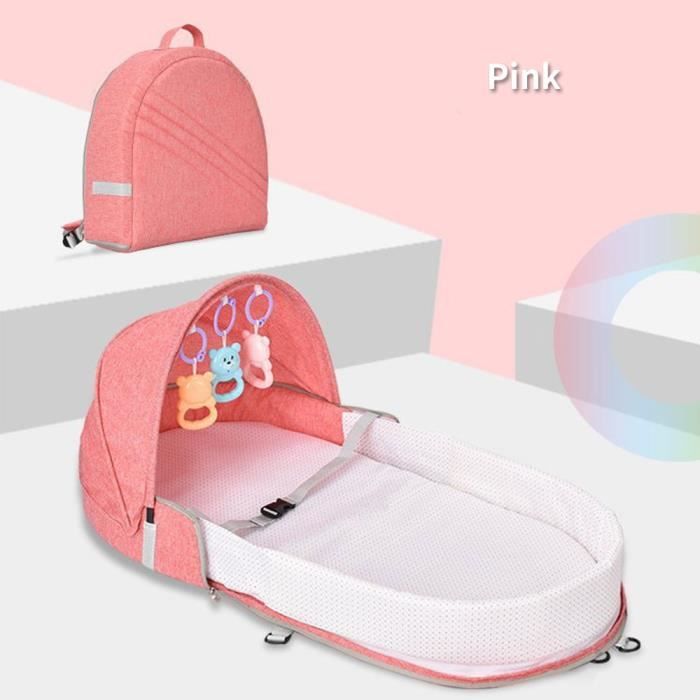 Bellochi Reducteur de Lit Bebe, Cale Bebe pour Lit, Cocon Bebe - 100% Coton, Oeko-TEX, 0-12 Mois - Nid de Bebe, Baby Nest - 90 x 60 cm - Aurora