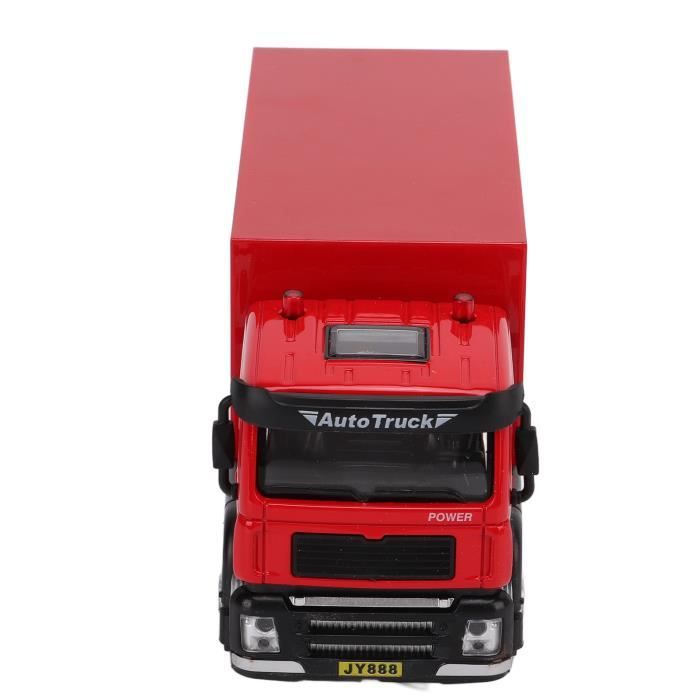 Modèle De Camion Conteneur, 1:48 Jouet En Alliage Très Simulé Pour Enfants (bleu