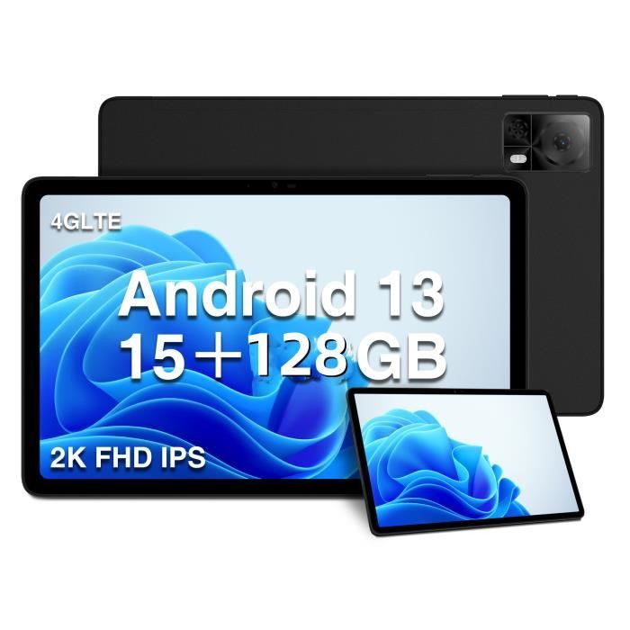 Tablette Tactile DOOGEE T20S 10.36 2K - batterie 7500mAh - 128GB ROM -  Android 13 - WIFI - Widevine L1 - Noir - Cdiscount Informatique