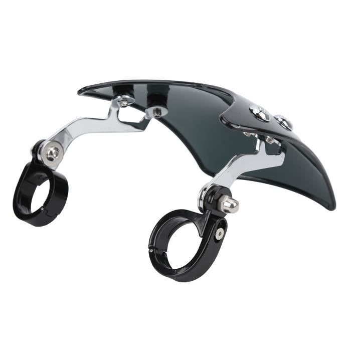 Garosa Carénage De Phare Avant Pare-brise De Moto Avec Rétroviseur Gris