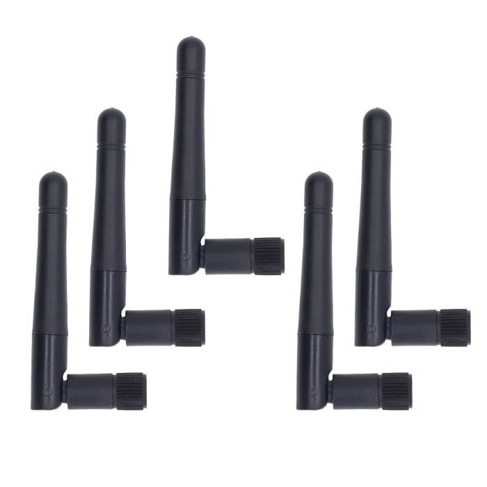 Antenne FPV 3dBi RHCP - Pour Drone Racing - 5.8GHz - Gain élevé - Noir
