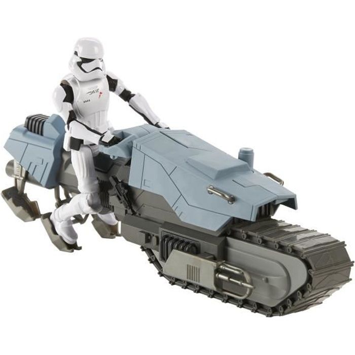 Figurine Stormtrooper 12 cm et Véhicule épisode 9 - HASBRO - Galaxy of Adventures - Extérieur
