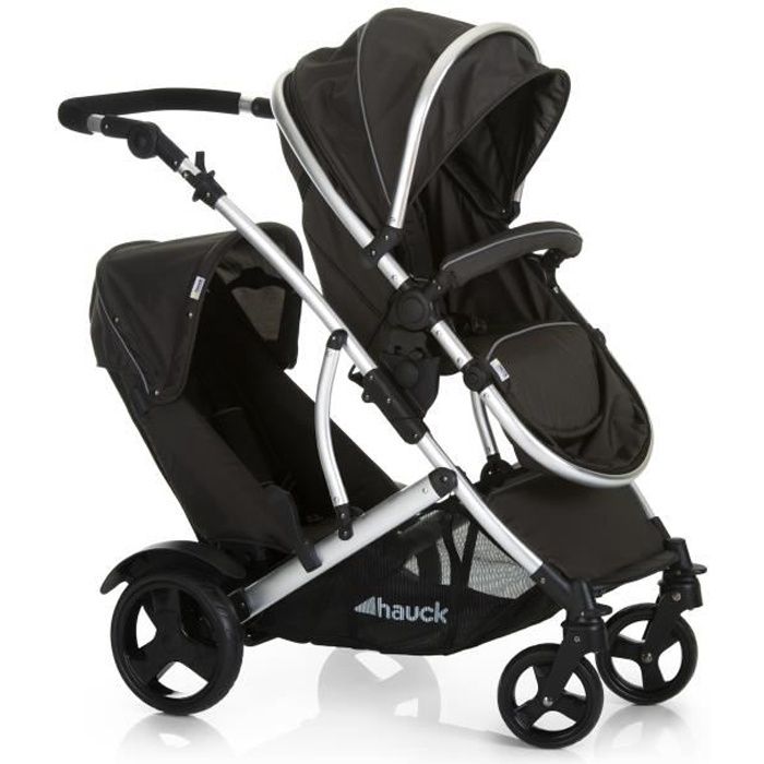 HAUCK Poussette double Duett 2 noir