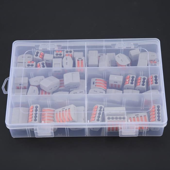 BOITE DE DERIVATION Borniers à écrou Levier Ressort Câble électrique