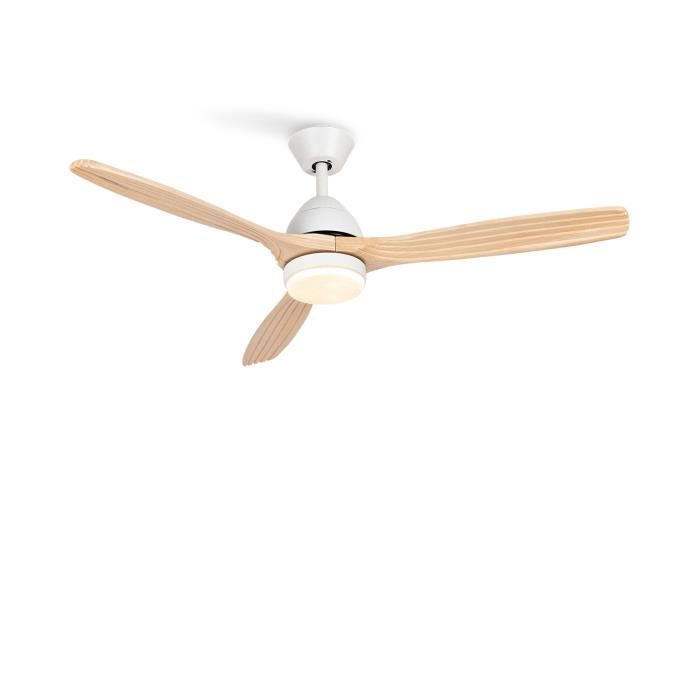 Ventilateur de plafond - CREATE - WIND CUP - 40W silencieux - Ø132 cm - WiFi + Télécommande - Create