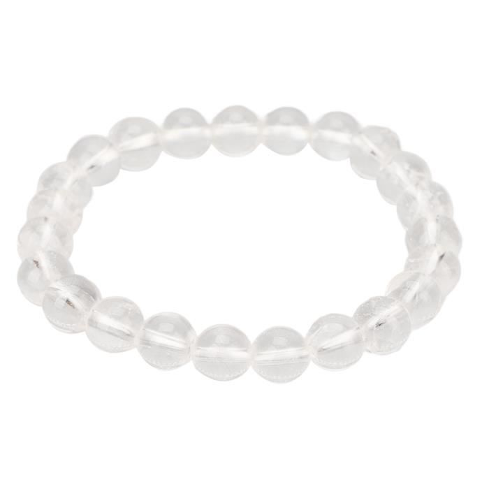 DEX Bracelet Extensible Perlé De 8 Mm Bracelet à La Mode, 12 Pièces De