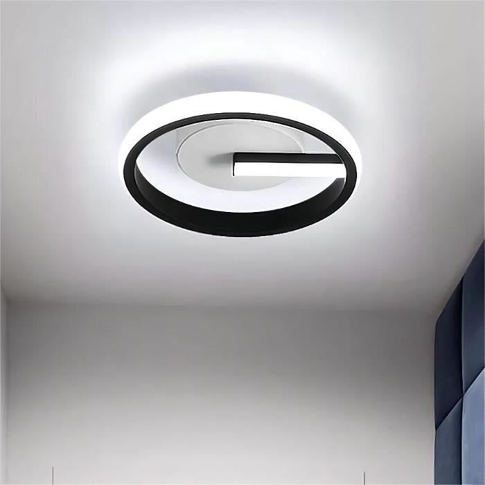 KIWAEZS Plafonnier LED Moderne 13W Acrylique Pour Cuisine Chambre Couloir Blanc Froid 6000K Ø20CM