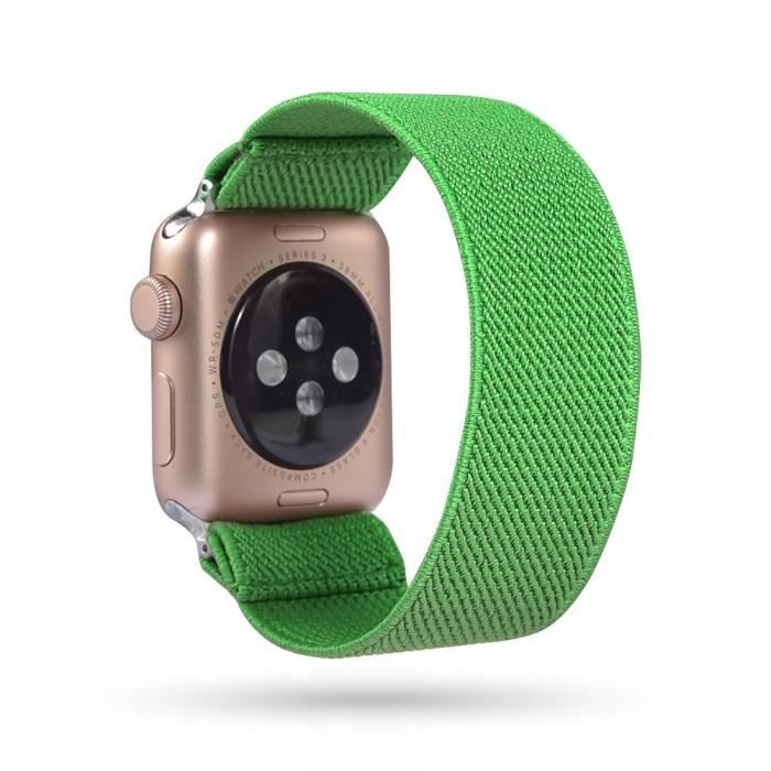 Bracelet Pour Montre Connect e Impression Couleur Unie Nylon Bande