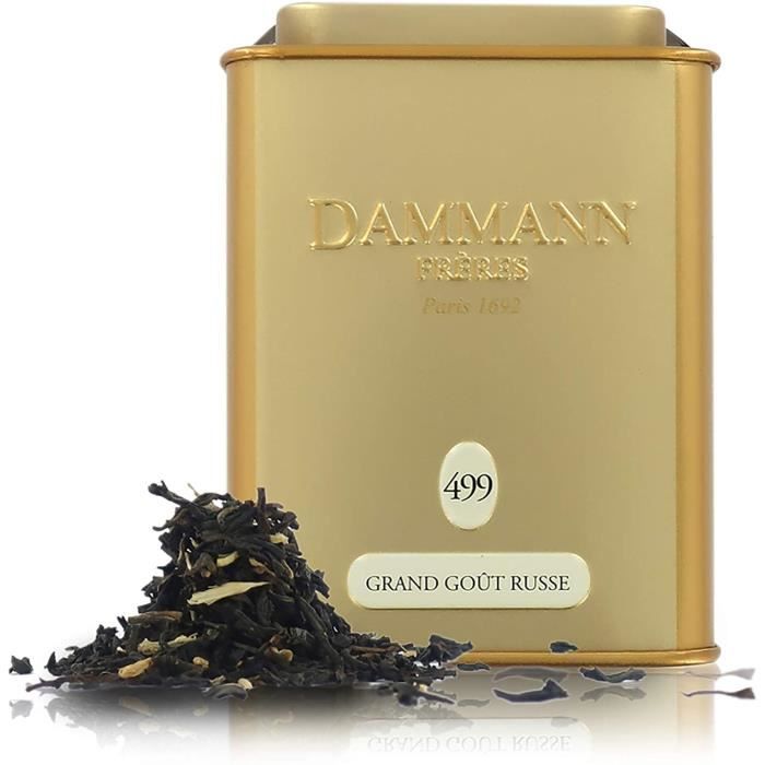 The Noir Passerini Dal 1919 Dammann Grand Goût Russe Thé Noire Fruité