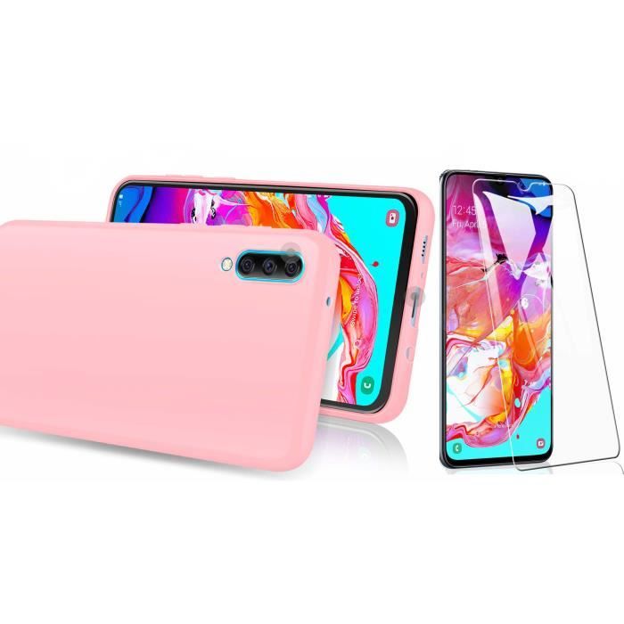 Coque Silicone TPU Rose Pour Xiaomi Mi 10T 5G - Inclut 2 Verres Trempés - Little Boutik