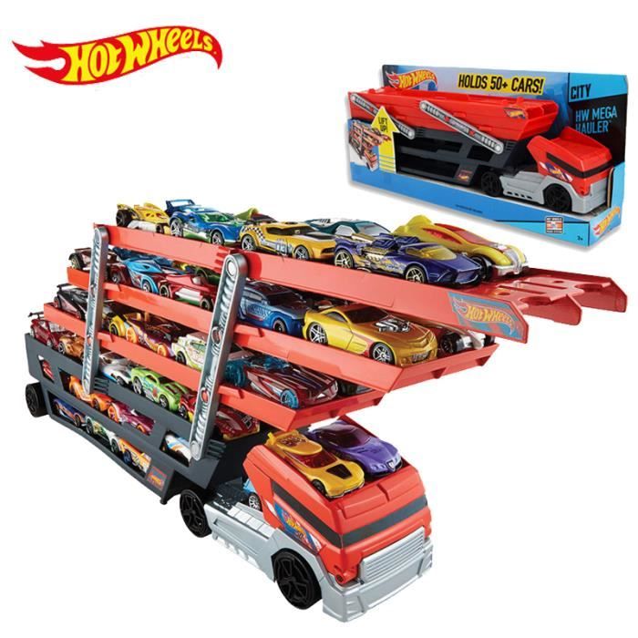 Big hot wheels. Автовоз hot Wheels Turbo Hauler. Набор машин hot Wheels Mega Hauler (fpm81). Hot Wheels hw Mega Hauler ckc09. Хот Вилс автовоз с машинками