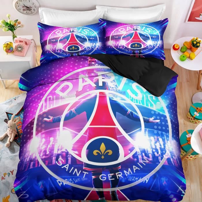 Football PARIS SAINT GERMAIN PSG brillant Parure de lit 3 pieces 1