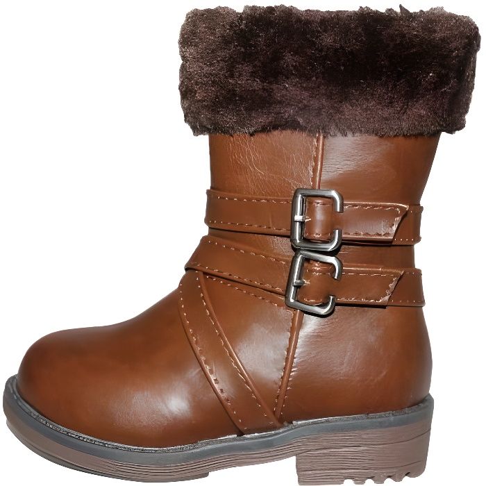 bottes fille fourrées