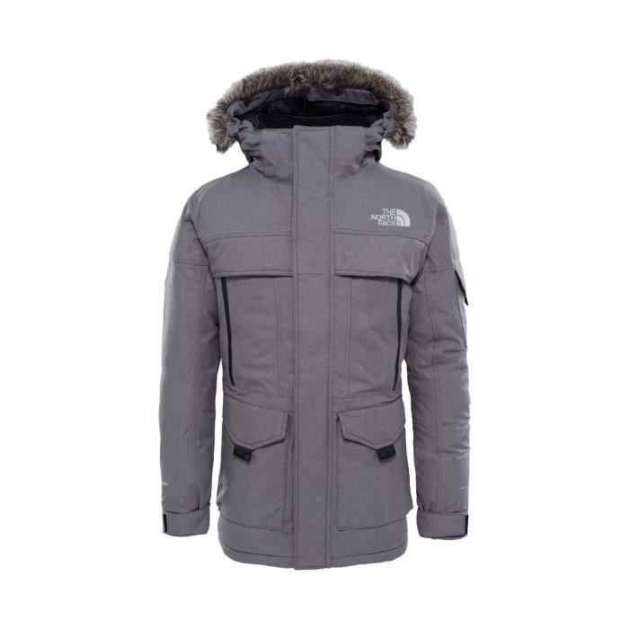 parka the north face grise