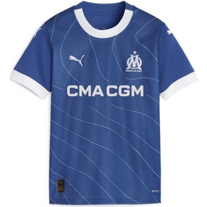 Maillot Extérieur enfant OM 2023/24 - blue - 13/14 ans - Cdiscount Sport