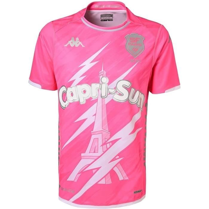 Maillot De Rugby Stade Français Saison 2015/2016 - Asics Taille L - Bleu
