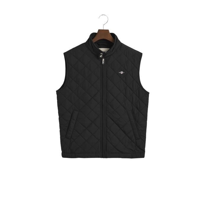 Doudoune sans manches Gant Quilted Windcheater black 2XL Black Cdiscount Pret a Porter