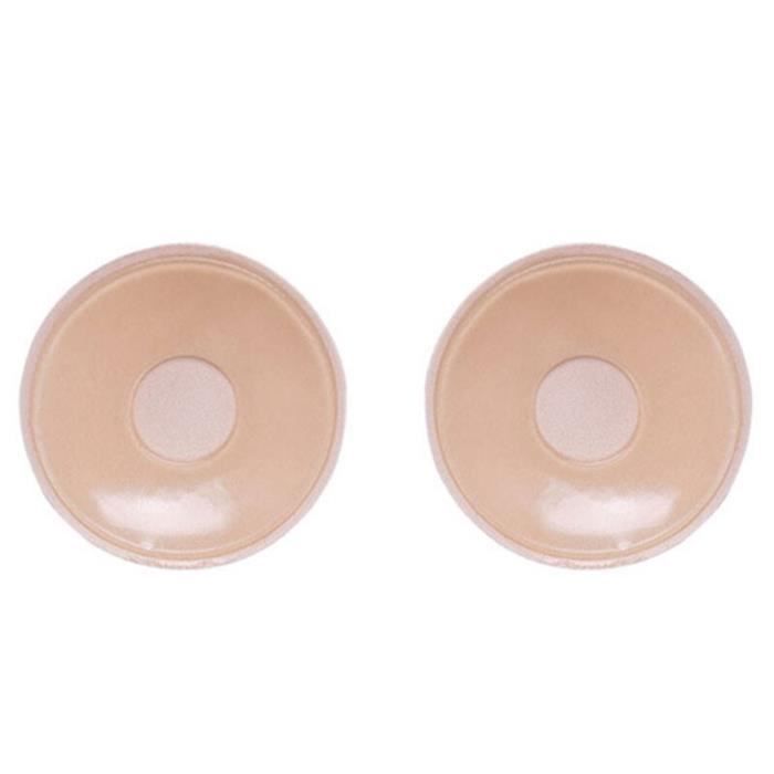 MIRKUZI Lot De 4 Coussinets De Poitrine Réutilisables En Coton - Protège-Soutien-Gorge Anti-Transpiration Et Anti-Fuites De Lait