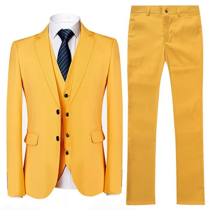 Costume Homme 3 Pièces Formel Smoking à La Mode Un Bouton