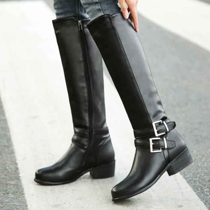 Bottines top femme boucles