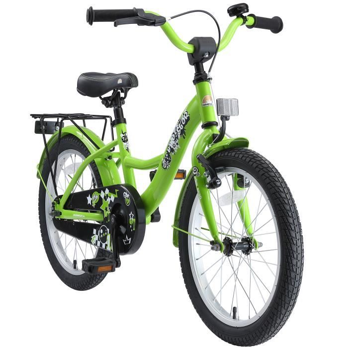 Vélo enfant 18 pouces BIKESTAR - Edition Classique - Vert