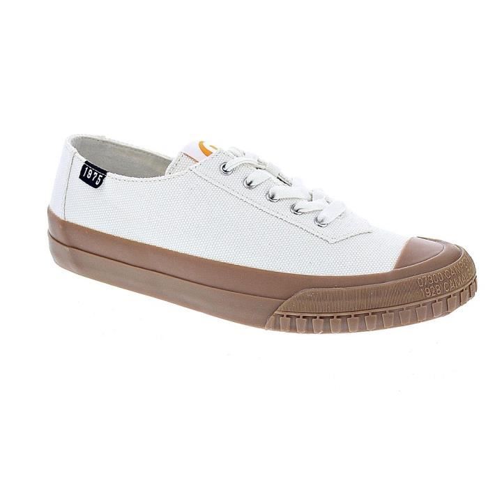 Camper Baskets basses - CAMPER - Camaleon 1975 - Femme - Caoutchouc - Lacets - Blanc