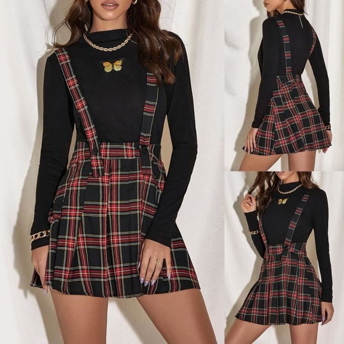JUPE KILT Jupe trap ze pliss e carreaux la mode pour femmes